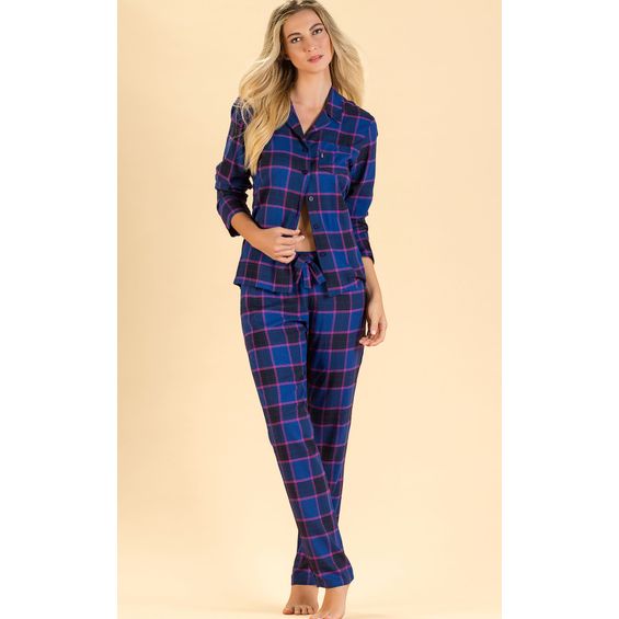 pijama flanelado feminino xadrez