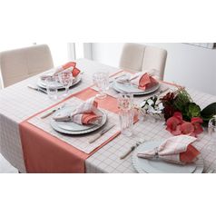 Toalha-de-mesa-Grid-Coral