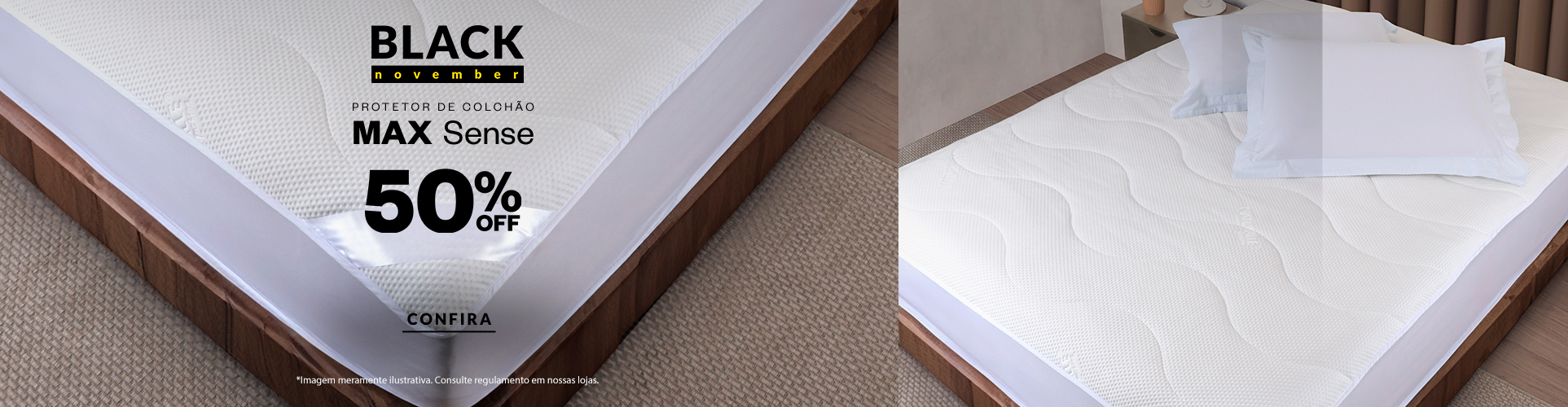 protetor de colchão max sense