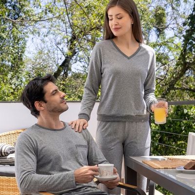 Pijama-Peach-Mescla-Claro-Fem-e-Mas---Ambiente